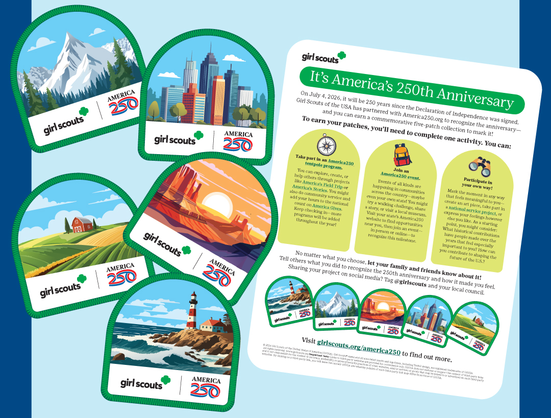 GSUSA America 250 Five-Patch Collection