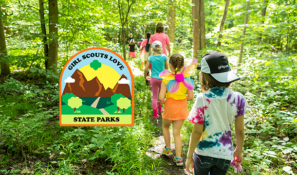 Girl Scouts Love State Parks Weekend!